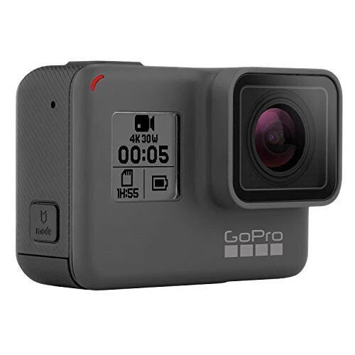 GoPro HERO5 Black action camera with front lens and status display