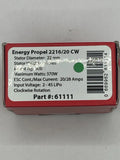61111 Energy Propel 2216/20A ESC / 900KV CW Brushless Motor : FPV