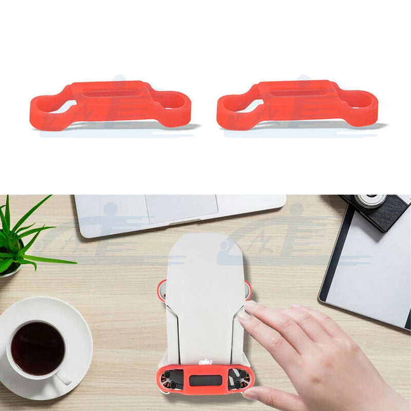 2 Red Propeller Blade Holder Stabilizers For DJI Mavic Mini Drone Airscrew Fixer