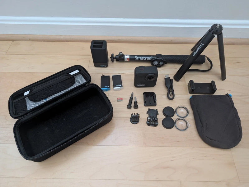 GoPro Max 360 Action Camera Black with Accessories Bundle