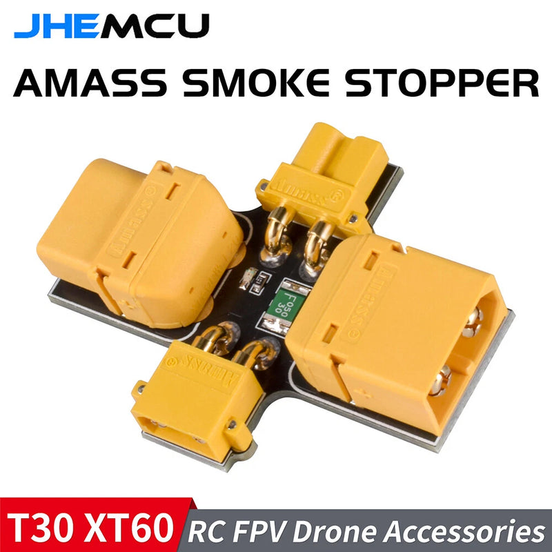 JHEMCU Amass Smoke Stopper XT30 XT60 Short-circuit Protection for RC FPV Drone