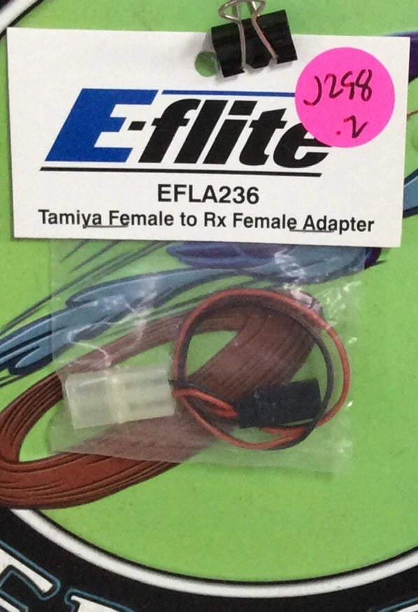 E-flite Adapter : Tamiya Battery to Receiver Female Device EFLA236 Orignal NIP Converter