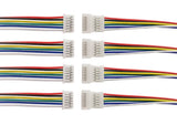 6-Pin 1.25mm Pitch JST PicoBlade Quadcopter Male Female Connector 15cm wire x 10