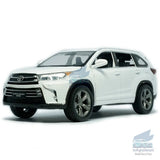 1:32 Toyota Highlander SUV Model Car Diecast Toy Vehicle Collection Gift White