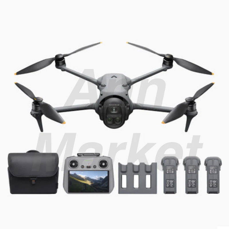 Quadcopter drone kit with remote controller, carry case, extra batteries and charger