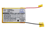 Lithium polymer battery pack with red/black leads and yellow connector, 1050mAh