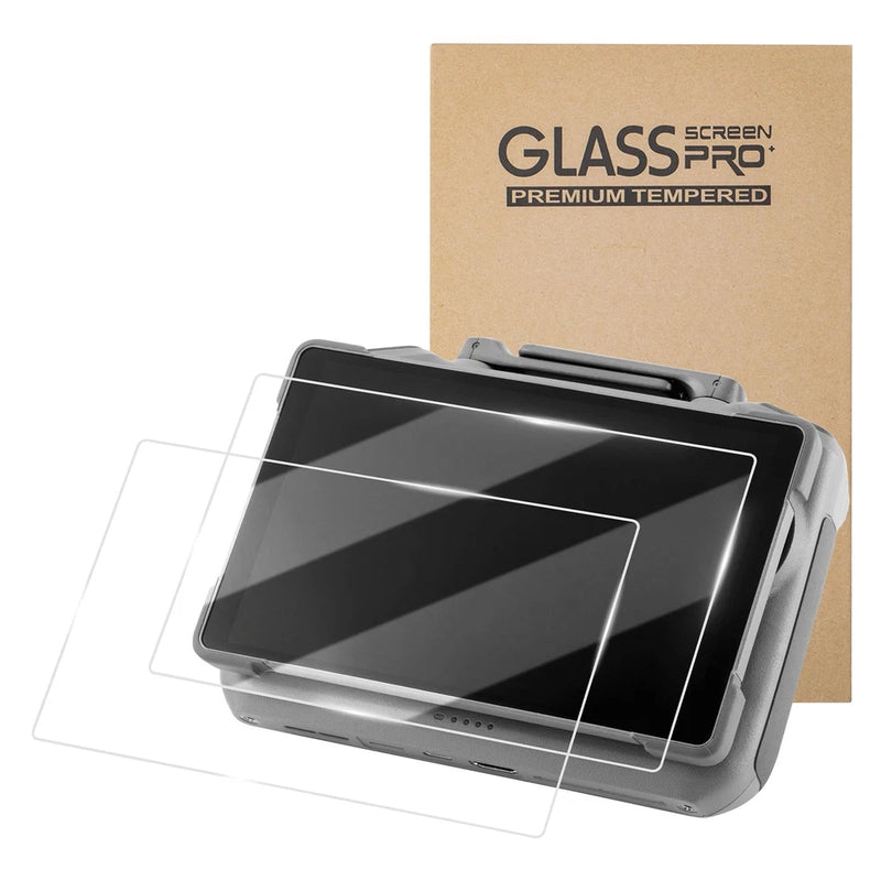 Tempered glass screen protector for drone controller display, clear