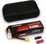 3S Lipo Battery 11.1V 50C 5200mAh with XT60 Plug High Capacity RC Cars Battery