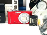 Panasonic LUMIX DMC-ZX3 Compact DIGITAL Camera Red from japan