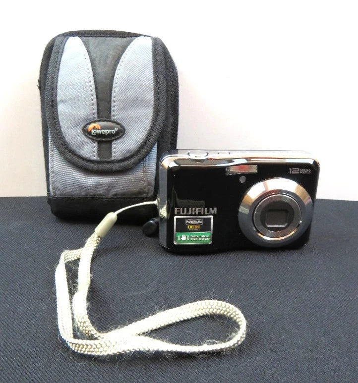 Fujiflm Digital Camera FinePix AV130 12.0MP Black with Lowepro carry case