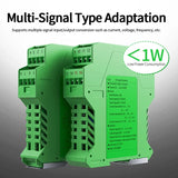 DC Signal Isolator 4-20mA 0-10V Analog Converter 1 In 2 Out Industrial Transmit