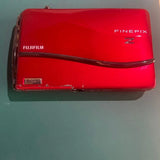 Fujifilm FinePix Z Red Compact Digital Camera Tested Working Seller Japan