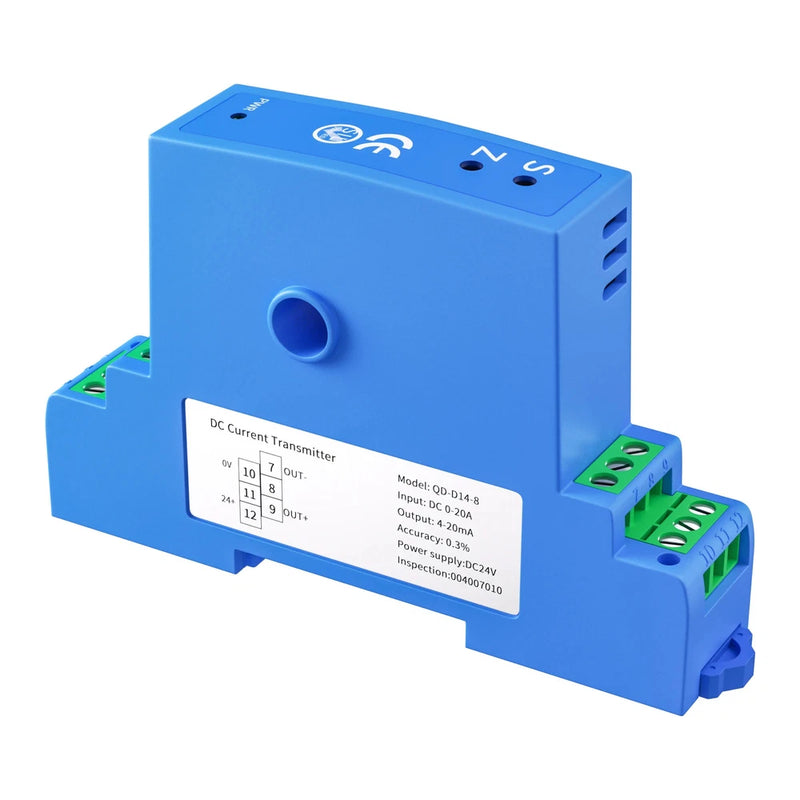 Current Transmitter AC/DC 4-20mA 0-10V RS485 0-1A 0-5A 0-10A Transducer Sensor