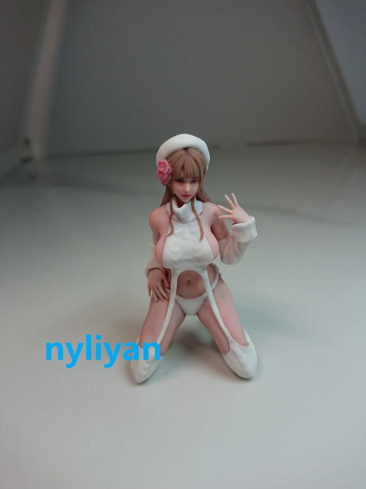 1/18 Miniatures Rose Swimsuit Beauty Scene Props Model Figures For Cars Vehicles