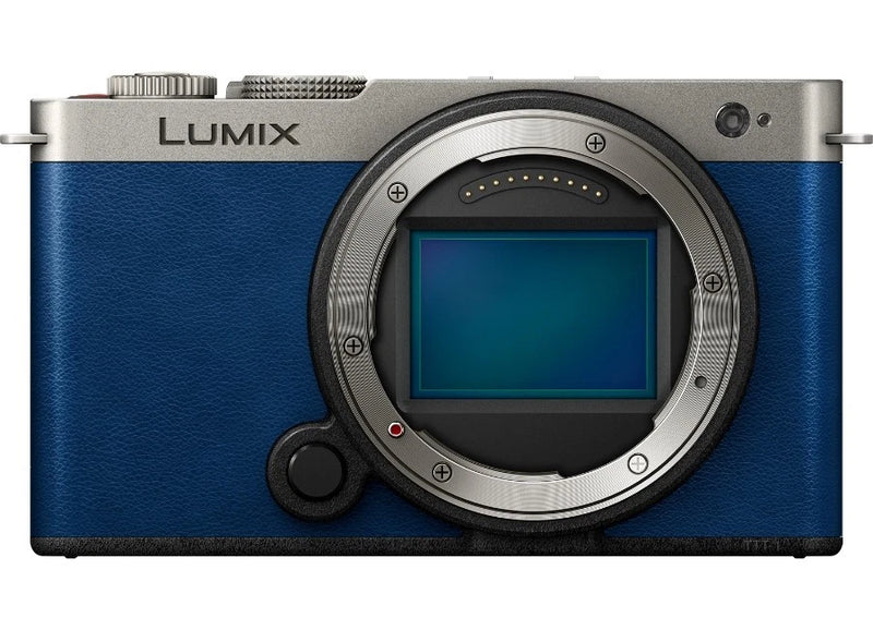 Panasonic LUMIX S9 Body Only Dark Silver x Night Blue Leather