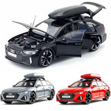 1:32 Scale Audi RS6 Model Car Metal Diecast Toy Vehicle Toys for Boys Kids Gifts