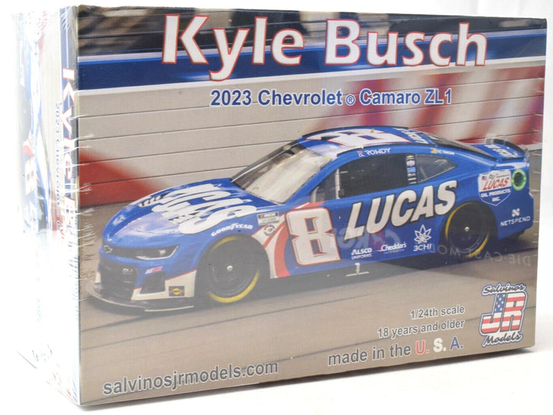 1/24 Kyle Busch Lucas #8 2023 Camaro ZL1 Nascar model car kit box