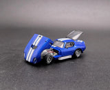 Fine Works 1/64 Shelby Daytona Diecast Toys Car Model Open Hood/Trunk Gift Blue