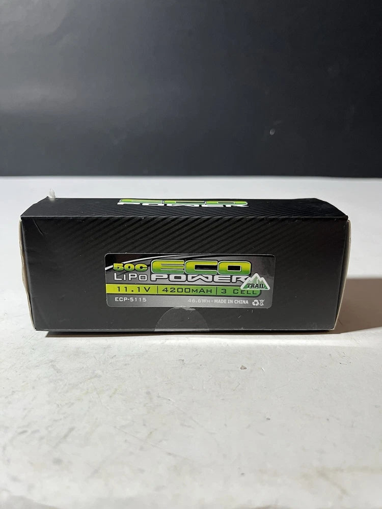 EcoPower "Trail" 3S Shorty 50C LiPo Battery (11.1V/4200mAh) Deans Connector