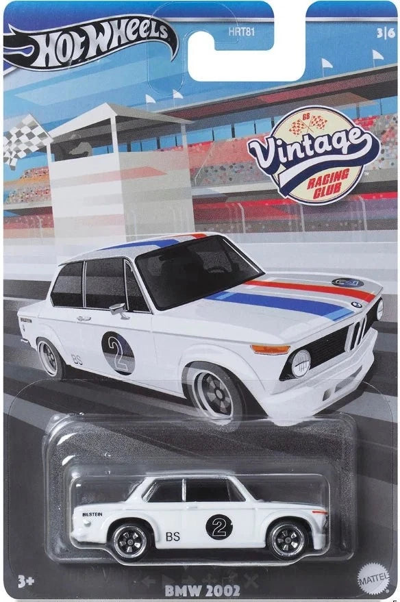 HOT WHEELS VINTAGE RACING CLUB BMW 2002 3/5 HRV02