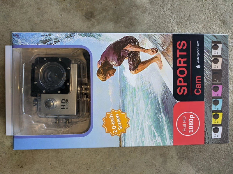 30M Waterproof Sport DV-Mini Sports 1080P HD Action Camera A9 120??Wide-Angle...