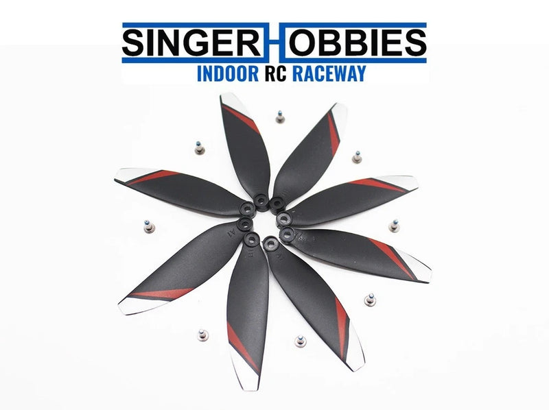RAGE RC RGR4606 Propeller Set (8) with Screws; Stinger BL