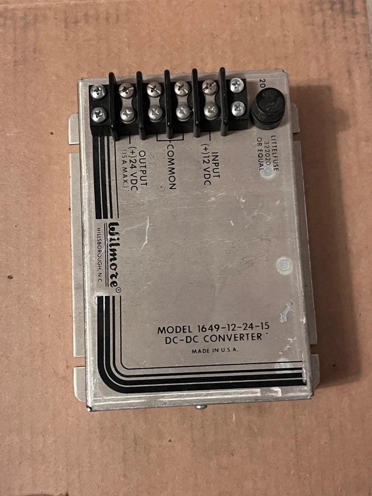 Wilmore DC/DC Converter, Input 24 VDC WILMORE 1649-12-24-15 CONVERTER