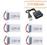 3.7V 800mAh Lipo Battery for Syma X5 X5C X5SC M68 MJX X705C SG600 RC Quadcopter