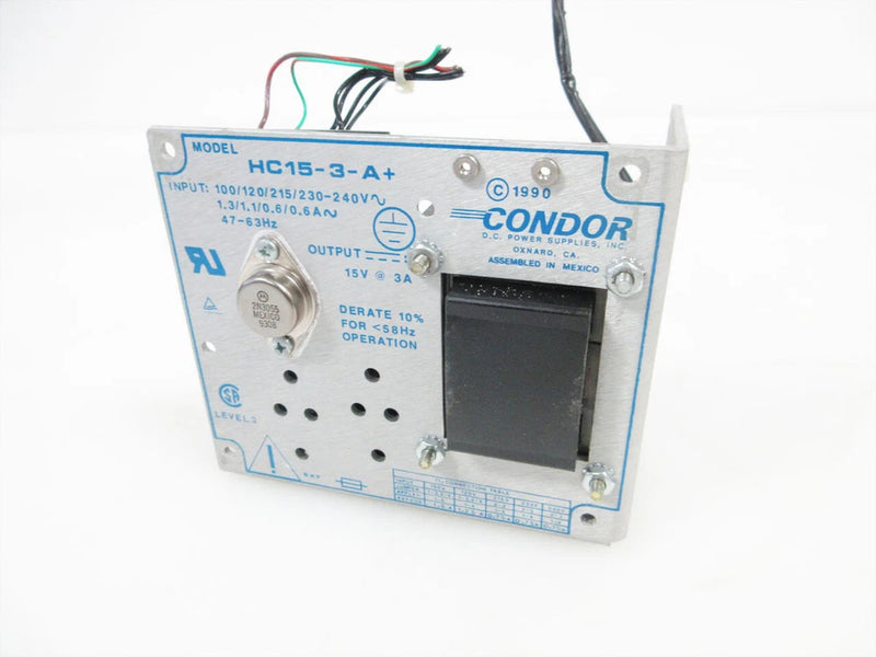 CONDOR HC15-3-A+ AC DC CONVERTER 1 OUTPUT 15V 100 ~ 240 VAC INPUT POWER SUPPLY