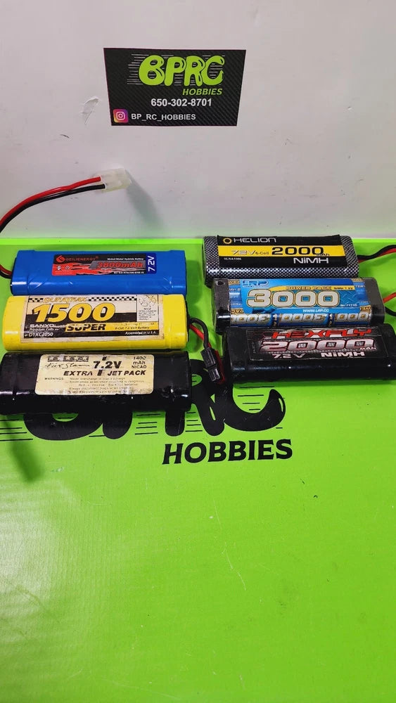 Vintage BATTERY LOT DURATRAX, HELION, LRP (USED) Battery
