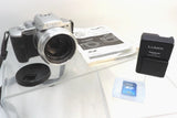 Panasonic Lumix DMC-FZ20 Digital Camera (Silver) with Memory, Manual, Charger
