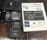 Panasonic LUMIX Digital Camera DMC-TZ7 Battery Charger 2GB SD Card Manual Tested