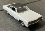 White 1967 Chevrolet Chevelle Malibu - Johnny Lightning 285 Muscle Cars 1B 1:64