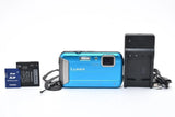 Panasonic LUMIX DMC-FT25 Waterproof Camera Blue From Japan