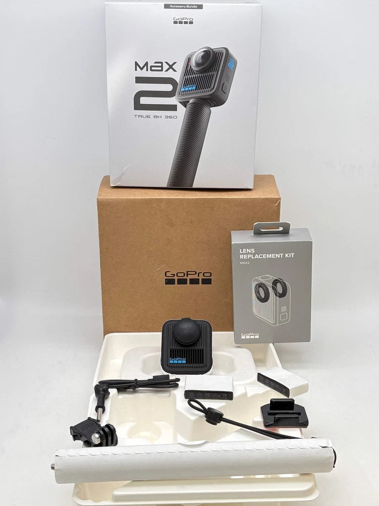 GoPro MAX2 8K 360 Video Action Camera Bundle Open Box
