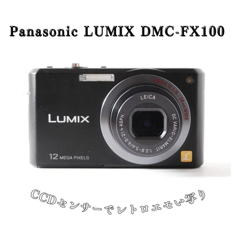 Lumix DMC-FX100 Digital Camera Retro CCD Beautiful Condition From Japan