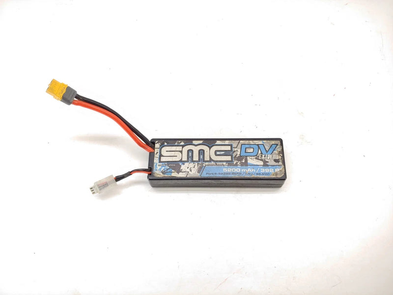 SMC True Spec DV Extreme 7.4V 5200mAh 135C Wired Hardcase W XT/60 LiPo Battery Battery