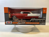 1955 Chevy Bel Air Diecast Model Car: 1/24 Scale, New In the Box By MotorMax