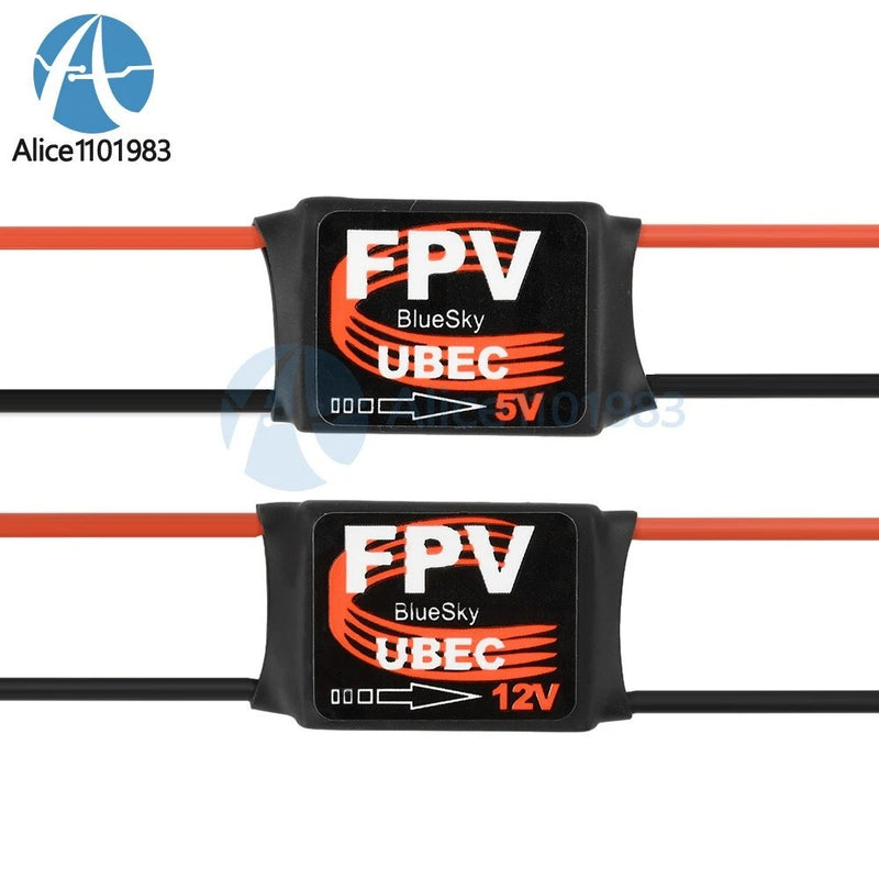 FPV DC-DC mini UBEC module with 5V and 12V output markings