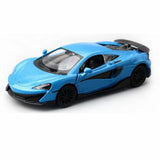 1:36 McLaren 600LT Model Car Diecast Toy Cars Toys for Boys Kids Gifts Blue