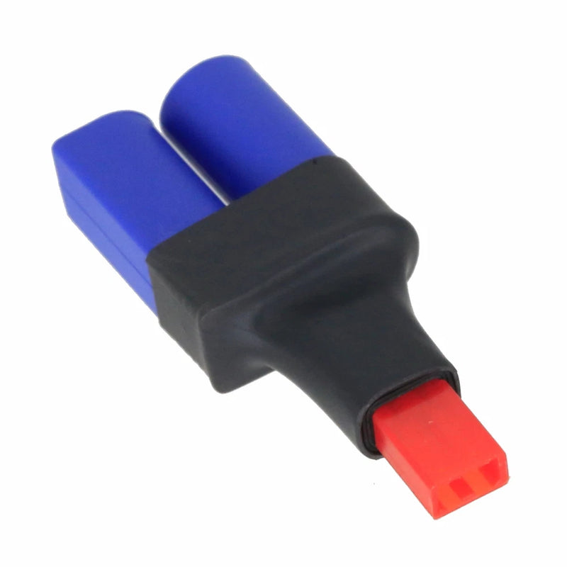 EC5 to JST male no-wire adapter plug, blue/black housing with red connector