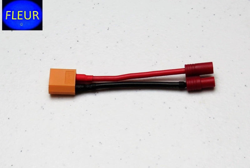 Walkera QR Adapter Conveter XT60 Male Connector to HXTBanana Male Female 3.5mm Converter