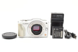 Panasonic LUMIX DMC-GF5 White Mirrorless Body 12MP From Japan #4831