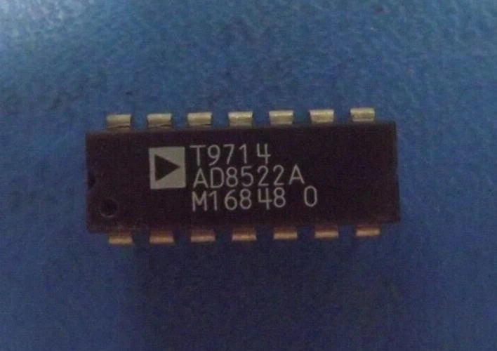 (1PC) AD8522AN DAC, 2 Func, Serial Input Loading, 16us Settling Time, PDIP14