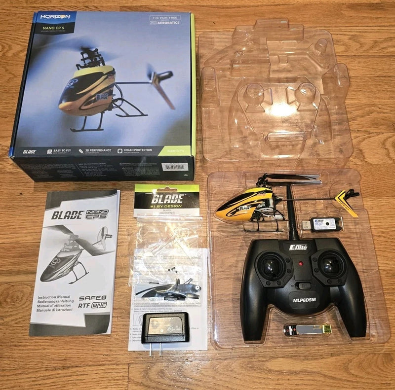 Blade Nano CP-S RTF Horizon Hobby RC Helicopter Ready To Fly With Remote Control