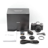 ¡¾MINT w/Box¡¿Fujifilm X-T100 Mirrorless Camera Dark Silver 15-45mm Kit From Japan