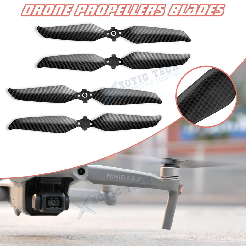 4PCS Set RC Drone Wings Propeller Noise-Reduction Foldable For DJI Mavic Air 2S