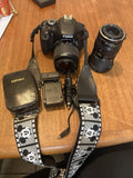 Canon EOS Rebel T3i Digital SLR Camera Kit With Accessories. Tested And Works!