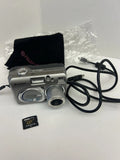 Fujifilm FinePix A205 Digital Camera 2.0MP Silver Y2K Digicam /Tested / 16 MB SD