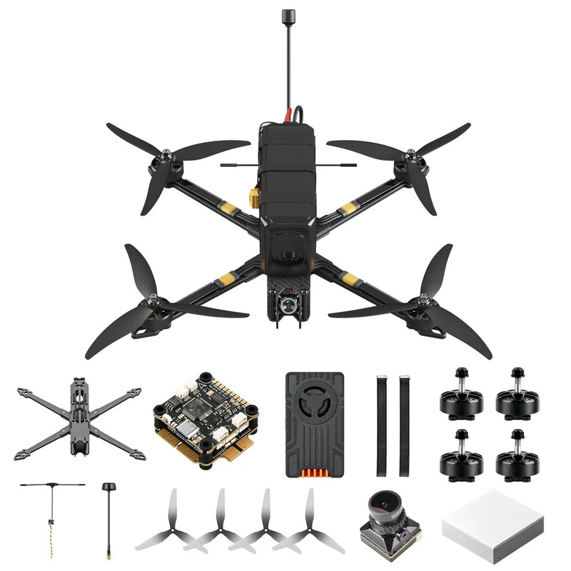 10km+ Long Range FPV Drone SL-X07 F405 60A 7040 Props Max 5.3kg Take-off WT